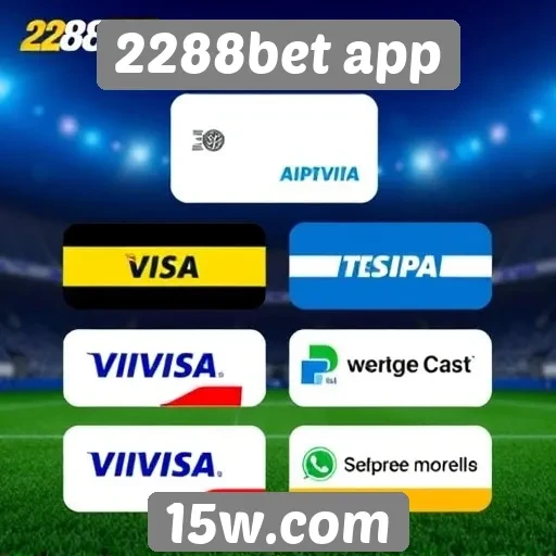 Métodos de pagamento disponíveis no 2288bet app